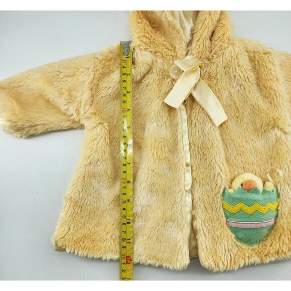 Gund Baby Quakzie Duck Costume Yellow Sherpa Plush With Rattle 3-12 Months - Picture 11 of 11